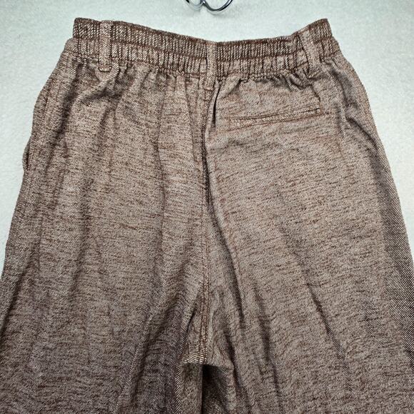 Aerie Anytime High Waisted Trousers Womens S Brown Wide Leg Zip Stretch New - Picture 10 of 14